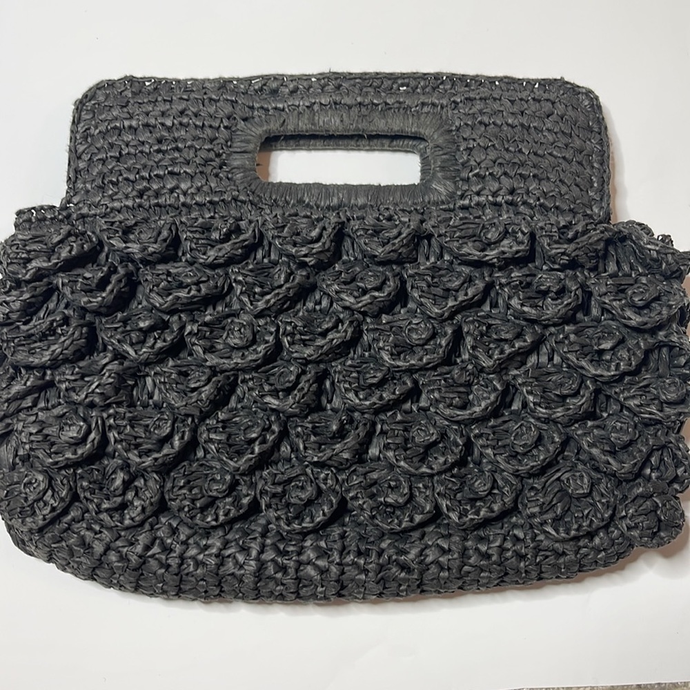 J.Crew Raffia Clutch - Picture 2 of 7